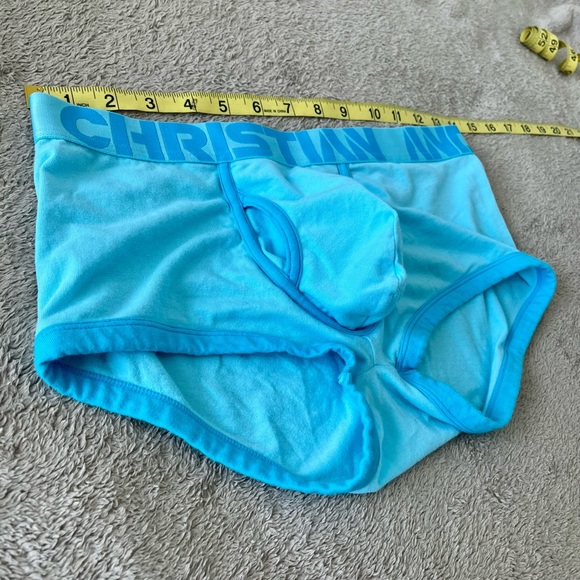 Andrew Christian Light Blue Boxer Briefs - Picture 4 of 6